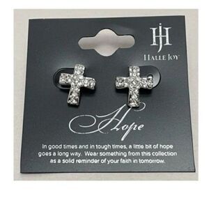 Halle Joy Hope Everlasting Stud Earrings, OS